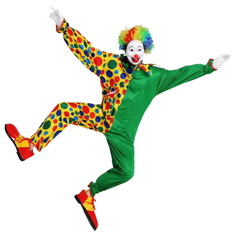 Halloween cosplay mascarade Clown vêtements costume costume carnaval fête Cosplay Costume Clown Costume