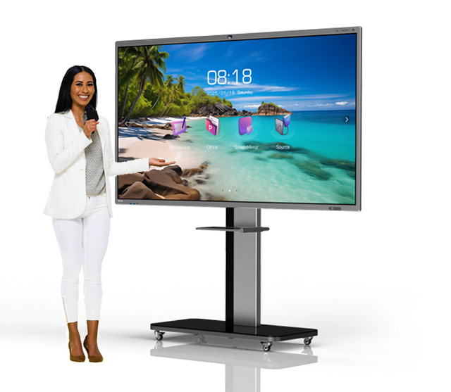 86inch Horion Touch Screen SMART Board google EDLA with 16G ram 256G Rom 48mp AI Camera Interactive Whiteboard