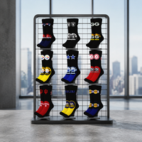 Chaussettes de sport personnalisées de haute qualité pour jeunes et enfants, motif tricoté en terry, antidérapantes, respirantes, avec impression sur le dessous, collection automne