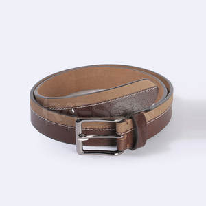 Cinturones de piel de vaca Unisex más vendidos, estilo Polo, logotipo personalizado, moda de lujo para Jeans, uso directo, acero colorido de Pakistán - Product Image 1