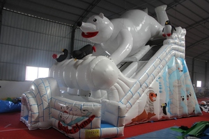 สไลเดอร์เป่าลมรูปหมีขั้วโลก WINSUN สไลเดอร์เป่าลมแบบแห้ง - Product Image 6