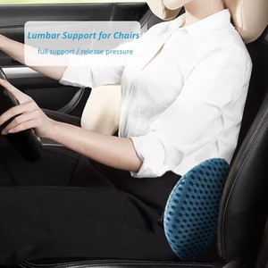 Cuscino posteriore ergonomico lombare In cotone Memory traspirante per alleviare il dolore nei sedili <span class=keywords><strong>auto</strong></span> cuscino In vita da ufficio per il supporto del dolore alla schiena - Product Image 4