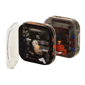 Lecteur CD portable rechargeable à coque transparente, directement de l'usine, avec haut-parleur intégré, chargement USB et écran d'affichage, idéal pour les études - Product Image 2