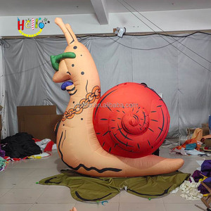 Lindo Modelo de Caracol Inflable de Dibujos Animados en Color Rosa para Decoración de Jardín y Parque Infantil - Product Image 1