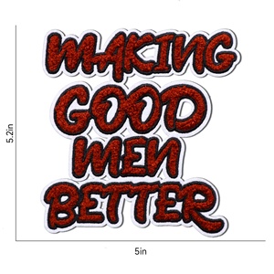 Custom Manufacturer Felt Twill Backing <b>Patch</b> Durable Woven Chenille <b>Patch</b> - Product Image 4