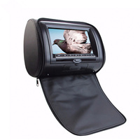 Multimedia 9 pulgadas ángulo ajustable entrada de vídeo bidireccional reposacabezas Monitor de coche con USB SD MP5 AV