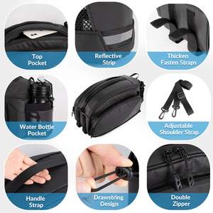 Muestra Gratuita de Bolsa de Alforjas para Bicicleta, Moderna, con Cierre, Ligera, Gran Capacidad, Portátil, Profesional, para Exteriores - Product Image 2