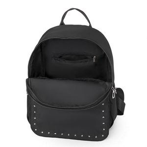 Free Sample 2023 wholesale korean designing charging popular yellow rivet <b>mini</b> fashion girl <b>backpack</b> - Product Image 5