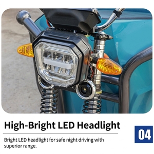 Tricycle électrique à <span class=keywords><strong>3</strong></span> roues robuste pour livraison de marchandises sur routes accidentées, 1000W, haute vitesse, <span class=keywords><strong>moto</strong></span> cargo à <span class=keywords><strong>3</strong></span> roues pour adultes - Product Image 2