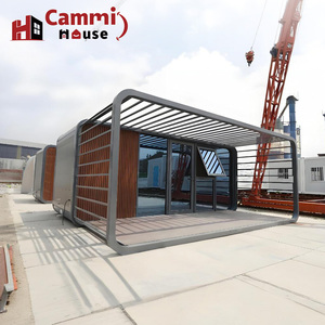 Cammi Nhà Tùy Chỉnh Được Xây Dựng Thép Prefab Container Nhà Nhà Di Động Không Thấm Nước Thân Thiện Với Môi Apple Cabin Cho Biệt Thự Phòng Khách - Product Image 1