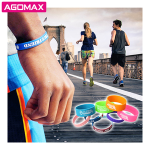 Custom Logo Printed <b>Funny</b> Silicone Wristband Wholesale Promotional Wristbands - Product Image 6