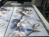 Nouvelle conception 2025 – Panneau mural moderne en PVC imprimé 3D effet marbre, étanche et résistant à l'humidité, couleurs personnalisées pour fond de télévision
