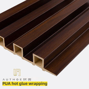 Tubos Cuadrados de WPC Coextruido de Segunda Generación, Impermeables, Anti-Tieras, con Acabado de Madera, Tubos Huecos para Decoración de Villas, Estilo Europeo y <span class=keywords><strong>Mexicano</strong></span> - Product Image 4