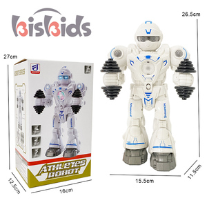 Meilleure vente athlètes robot éclairage avec musique légère sport actions éducatif tige robot jouets cadeau pour les enfants - Product Image 6