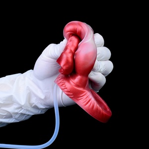 NNSX Funda de silicona hueca para pene con nudo grande, para agrandamiento, fantasía animal, con efecto de eyaculación, juguetes sexuales para adultos para hombres - Product Image 5
