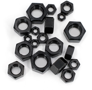 Klasse 8 Hoge Sterkte Koolstofstaal Zwarte Zeshoekige Moeren - Product Image 3