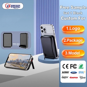 พาวเวอร์แบงค์แม่เหล็กไร้สายขนาดเล็ก 22.5W พร้อมพาวเวอร์แบงค์ไร้สายแบบบาง 10000mah ชาร์จเร็ว 5000mah สำหรับโทรศัพท์ - Product Image 3