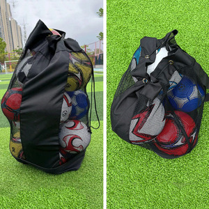 Venta al por Mayor, Personaliza tu Propio Logotipo, Red de Fútbol Portátil Redonda, <span class=keywords><strong>Bolsa</strong></span> de Red de Fútbol, Bolso de Mano para Red de Fútbol - Product Image 2
