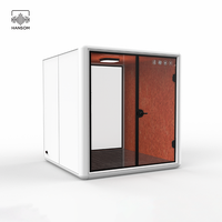 Espace de travail mobile personnalisé Hansom, cabine de bureau, cabine d'étude, stand de bureau intérieur