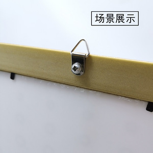 ตะขอแขวนรูปสามเหลี่ยม Hongzun สแตนเลสแบบตาไก่ สำหรับกรอบรูปและภาพวาดตกแต่ง - Product Image 5