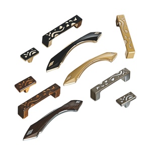 New Type Zinc Alloy <b>Pull</b> <b>Door</b> <b>Handles</b> for Steel Kitchen Drawers Furniture Hardware Wardrobe Dresser Bedroom Living Room - Product Image 1