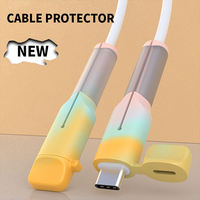 Protection de câble universelle Type C, coque en silicone souple, capuchon de protection pour câble de chargeur Type C, protection anti-poussière, accessoire pour câble de données