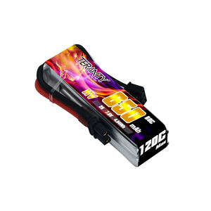 Verbesserte TERANTY 650mAh 2S 7,6 V 60/120C HV Lipo-Batterie Indoor-Verkehrs flugzeug Modell UAV Tinyhawk FPV-Renn batterie - Product Image 2