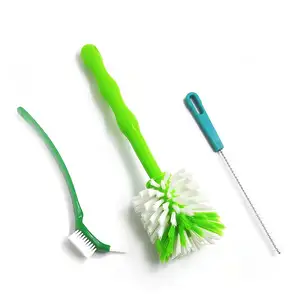 Lot de 3 brosses de nettoyage pour Thermomixer TM31 <span class=keywords><strong>TM5</strong></span> TM6 TM21 brosse à pot de mélange, brosse à couteau avec poils en nylon - Product Image 1