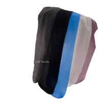 OEM 2026 Nouvelle Collection – Chaussettes Hautes Femme Effet Glacé Respirantes en Nylon 10D à Compression, Couleurs Unies, Printemps/Été