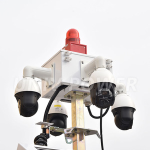 Mobile Solar Surveillance Trailers <b>Security</b> Trailer for Outdoor UST900S CCTV Trailer UST900S - Product Image 3