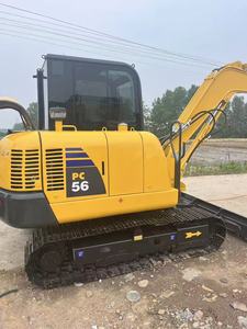 รถขุดขนาดเล็กมือสอง โคมัตสึ PC56 เครื่องจักรก่อสร้างแท้ รถขุดตีนตะขาบแบบมินิ ทนทาน พร้อมอุปกรณ์เสริมแบบนิ้วโป้ง - Product Image 4