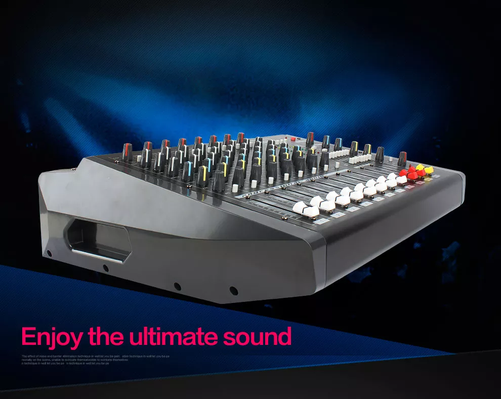 PMX808D Professional DJ Console - 8 Channel Power Mixer