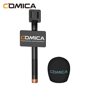 Adaptateur portable Comica HR-WM pour tous <span class=keywords><strong>les</strong></span> microphones sans fil, adapté aux reportages, aux interviews télévisées et aux diffusions en direct - Product Image 1