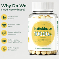 YTBIO Nattokinase 10000 FU Comprimés 90 unités Complément Alimentaire pour le Bien-être Circulatoire Marque Blanche OEM