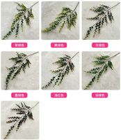 O-07311 Plante Artificielle Eucalyptus Pour Décoration De Mariage Real Touch Feuille Branche Tige Bouquet Verdure Soie Eucalyptus Artificiel