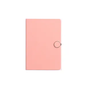 磁性按钮A5 PU皮革议程可爱定制日记本皮革封面笔记本
