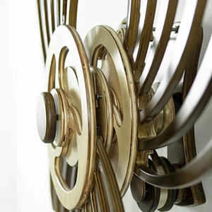 कस्टम लकड़ी प्रतिकूल गतिज ऊर्जा मूर्तिकला दीवार गहने पवन घूर्णन विंडमिल सजावटी इन्फिनिटी 3D घूर्णन ज्यामितीय - Product Image 2