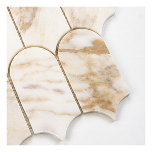 Meilleur prix bricolage pierre ignifuge cuisine dosseret Anti-moisissure <span class=keywords><strong>Cremy</strong></span> marbre mosaïque carrelage pour mur - Product Image 6