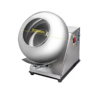 Machine à enrober les amandes au chocolat, machine à enrober les noix de cajou grillées au sucre, vente chaude