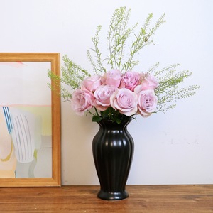 Modern Simple <b>Black</b> Luxury Ceramic Decorative Vase for Home Living Room Bedroom <b>Bedside</b> <b>Table</b> Decoration - Product Image 2