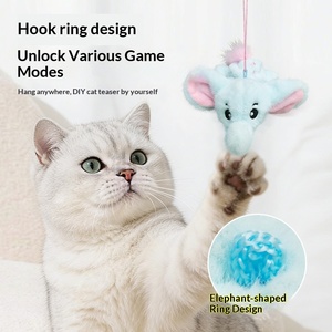 Jouet pour <span class=keywords><strong>chat</strong></span> électrique activé par le mouvement Migipaws, jouet <span class=keywords><strong>en</strong></span> peluche interactif avec son réaliste, jouet pour animaux <span class=keywords><strong>de</strong></span> compagnie à faire jouer soi-même pour les chats d'intérieur lasse - Product Image 5