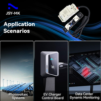 Módulo Medidor de Electricidad Digital Monofásico JSY-MK-229 para Montaje en Riel, para Distribución de Energía Industrial y Residencial