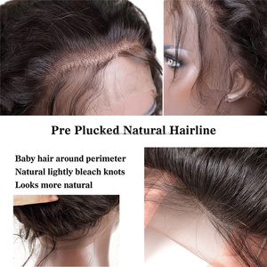 Pelucas de cabello humano virgen Brasileño sin pegamento,180% densidad color natural, rizada pelo pelucas full lace - Product Image 6