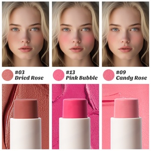 Biểu Tượng Tùy Chỉnh Má Màu Hồng Kem Blusher Nhãn Hiệu Riêng Không Thấm Nước Vegan Đường Viền Bronzer Highlighter Khuôn Mặt Make Up Blush Thanh - Product Image 3