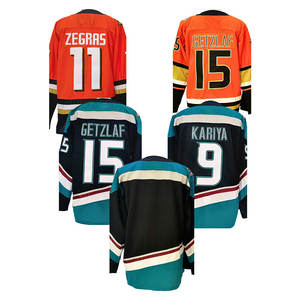 Оптовая продажа: Новая хоккейная форма 2025 года с премиальной строчкой, Анахайм Дакс, номера: 8 Селлен, 9 Кария, 11 Зеграс, 15 Райан Гетцлф, 20 Крейдер - Product Image 4