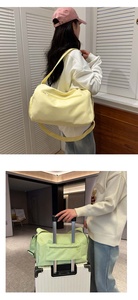 Sac de sport unisexe 36-55L avec fermeture éclair, résistant à l'eau, léger, en polyester, avec sangle réglable - Product Image 6