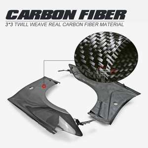 Guardabarros Delantero Decorativo de Fibra de Carbono EPR de Lujo para 370Z Z34 (2009 en Adelante) - Fácil Instalación (Sin Ventilación Superior) - Product Image 5