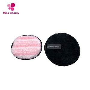 Miss Beauté Nouveautés Microfibre Étiquette Privée maquillage Rose Supprimer Tampons avec Double Face - Product Image 4