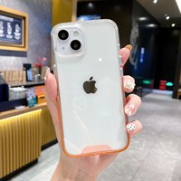 Coque de téléphone en acrylique multicolore transparente pour iPhone 11 12 13 14 15 16 17 Pro Max accessoire couverture arrière