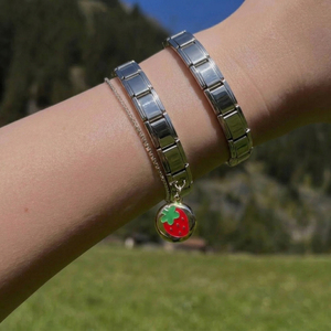 <span class=keywords><strong>Charm</strong></span> per Bracciali Italiani Fatti a Mano in Acciaio Inossidabile, Connettori Religiosi per Bracciali Fai-da-Te - Product Image 1